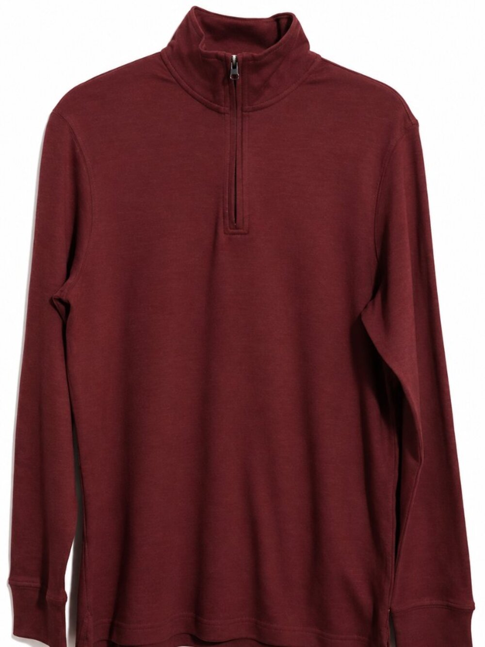 Men's Small Quarter Zip Pullover Long Sleeve Casual Shirt. Back to College Urban
